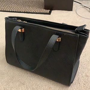 Forever 21 Sleek Black Purse